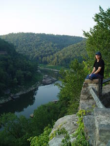 Elisabeth also enjoyed hiking with us at Yahoo Falls too :)