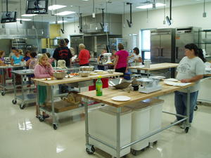 We didn't get photos of the VBS we did in Campbellsvile, but here's a few photos of our Kids Cooking Kollege.