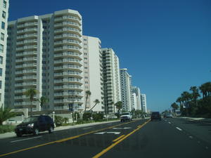 We were shocked at the miles of hotels along the beachline!