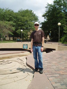 We didn't walk around Mud Island too long, it was HOT out there!