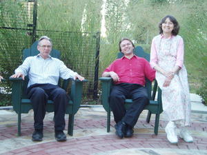 Our friend, Mark, and his parents.