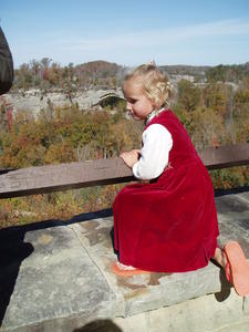 Heather enjoying the view