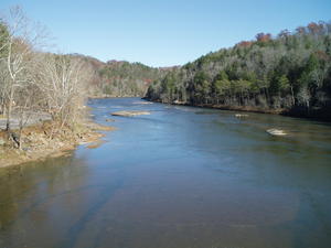 The wild Cumberland River.