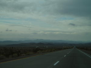 The clouds gave the mountains a unique look.