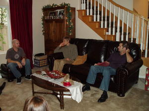 Daniel enjoyed getting reacquainted with his cousins.