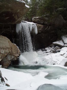 Eagle Falls in ice. 