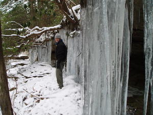 Walls of icicles!