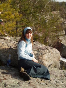 Siobhan enjoying her little rock corner too.