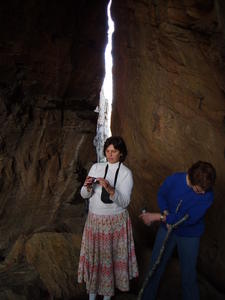 Tammy and Marti having fun.