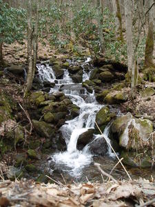 Another little falls along the road.