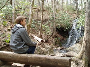 Our destination was Rainbow Falls. It was so quiet and peaceful out there!