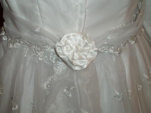 Back of Kristina's dress.