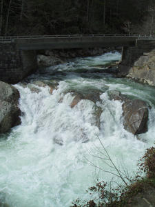 The waterfalls and the river were so pretty along the way!
