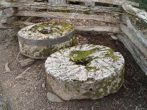 Old millstones