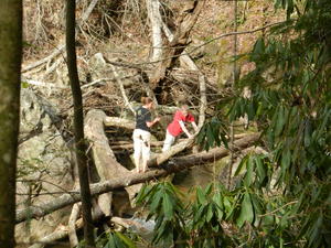 Danielle and Jimmie being "Wildcat Simmons" (as their Dad called them)