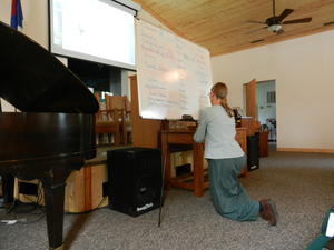 Daniel and Kristina spoke at a church in Lawrenceburg. This was taken during our afternoon nature activity.