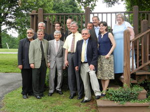 Kristina's parents flew to Louisville for the ASDAO convention. Here's her Dad with the other optometrists who attended.