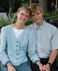 Kristina and Daniel enjoying a rest.