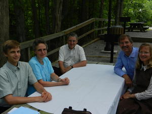 Sabbath afternoon picnic with both of our parents!