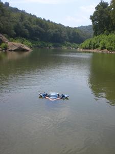 I think Kimberly was really enjoying the relaxing water :)