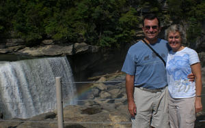 Our dear friends, David and Judy, spent the night with us and enjoyed seeing Cumberland Falls before heading home. Their visit was a real encouragement to us!