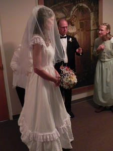 Kristina getting her next orders from the coordinator.