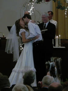 Their very first kiss. :)