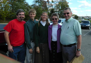 We met Anton and Mom and Dad in town for Daniel's birthday dinner at King Buffet.