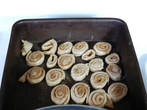 Dad had some extra pie dough, so he made his favorite pie-dough cookies as a treat. :)