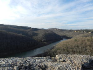 Even without the leaves, the view is still pretty!