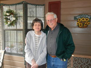 Saying goodbye to Grams and Papa, as we headed onward to GYC in Houston, TX!