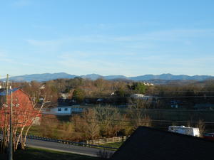 The Smokies were so majestic on the horizon.
