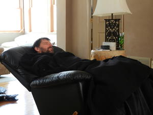Uncle John taking a nap