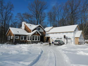 Sunday morning's view of Uncle John and Aunt Terri's house