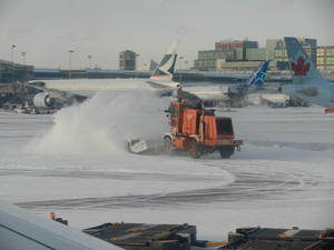 It was dry and cold, and a blizzard was blowing in, so the snow was all powder.
