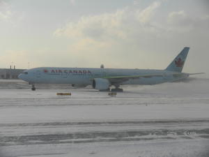 Jet ready to take off.