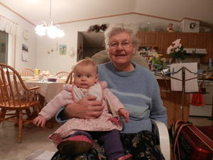 Grandma Edna with little Rosetta.