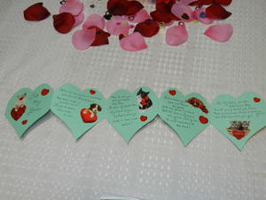 She made him a card and wrote him a poem.