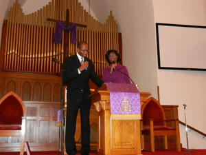 Keith and Caroline Reid did a special music.