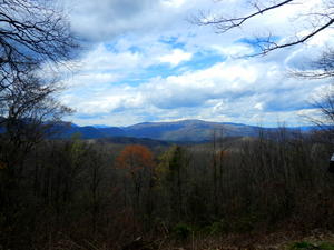 Another mountain viewpoint. You can see some of the fall leaves still on the trees.