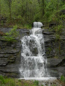 Another roadside waterfall.