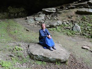 Kristina enjoying the view.