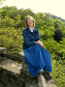 Kristina enjoying the view.