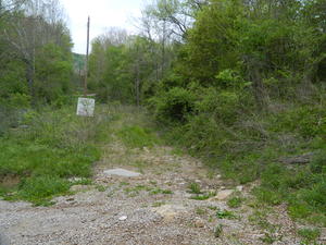 Here, GPS said to go straight (through the wire gate) and drive two more miles. Fortunately, Daniel didn't obey. :)