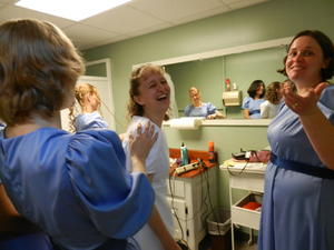 The two Kristina's and Amber having fun!