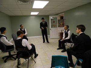 The guys all ready and waiting.