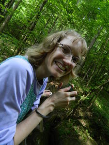 Kristina enjoying the view at the bridge.