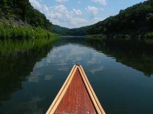 The water was like a mirror!