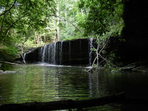 Kristina's view of Princess Falls from just below the trail.