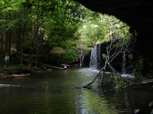 More from Kristina's camera on the other side of the falls.